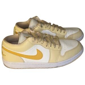 Nike Air Jordan 1 Low Sail Yellow Ochre DC0774-170 Women's 11.5 Men's 10